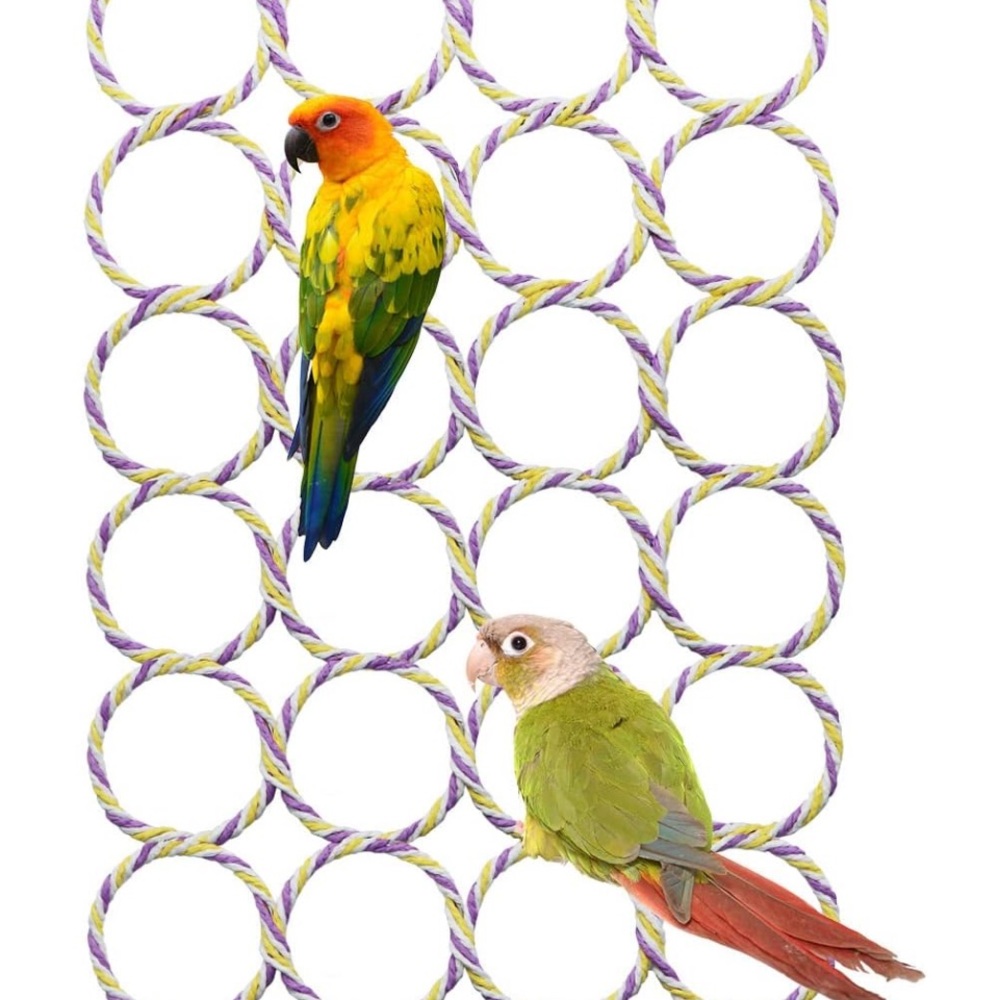 Small Pets ladder hammock birds  mice rats hamsters 2 new hooks cage 24”x14.5”